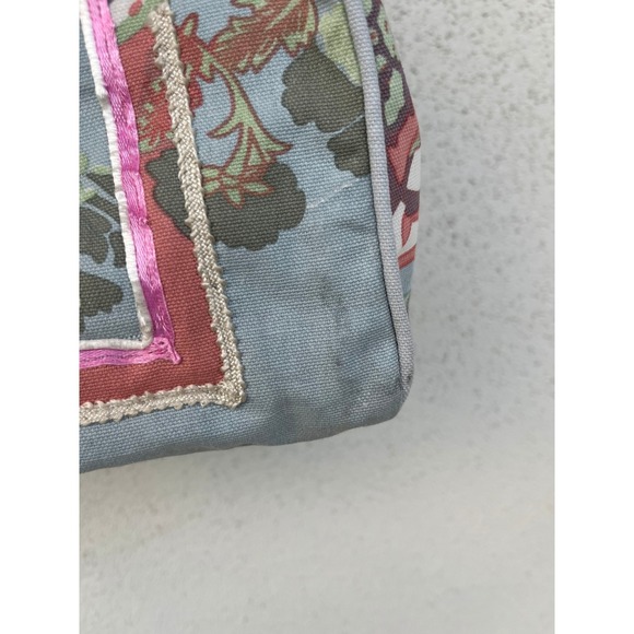 Debbie Katz South Beach Boho Embroidered Tote Bag Colorful Floral Pattern - Picture 3 of 8